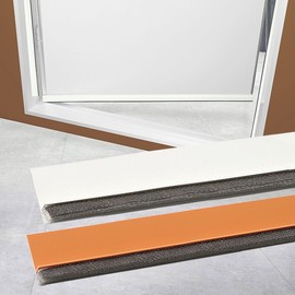 Entrance Door Gap Blocker & Draft Stopper Door/Window Type Gap Blocker White 1M 2ea