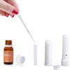 ZIOJOVK 110Pcs Essential Oil Inhaler Replacement Wicks Kit