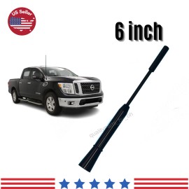 qualityparts_by_oh 6" Replacement Aerial AM/FM Black Mast Radio Antenna For Nissan Titan 2004-2021