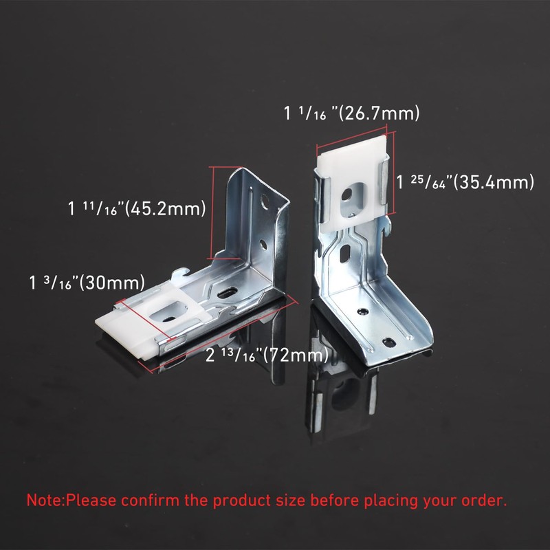 Zebra Shades Metal Blinds Mounting Bracket - Heavy Duty Support