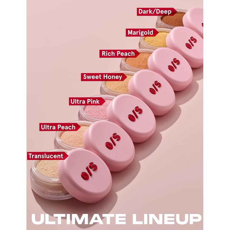 ONE SIZE Ultimate Blurring Setting Powder - Ultra Peach- (Brightening