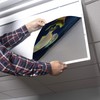 Fluorescent Light Cover for Classroom Ceiling Lights - Premium Backlit