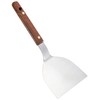 Endoshoji GOK04002 Professional Spatula, Medium, Wood Handle, 18-0 Stainless Steel,