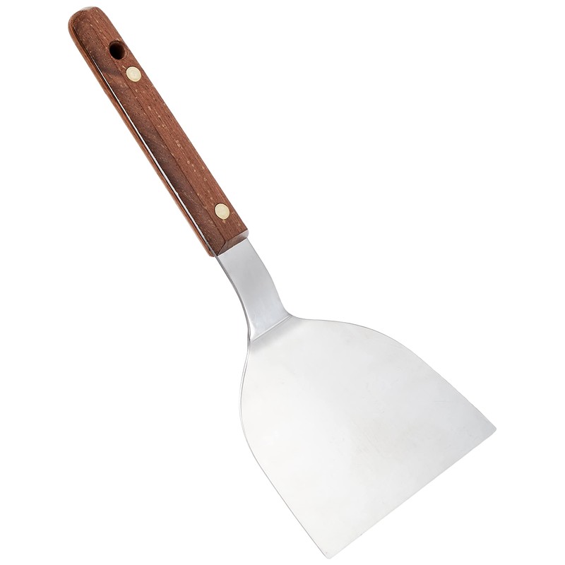 Endoshoji GOK04002 Professional Spatula, Medium, Wood Handle, 18-0 Stainless Steel,