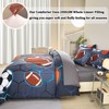 ASKOTU 6 Pcs Sports Bedding Set for Boys Full Size,