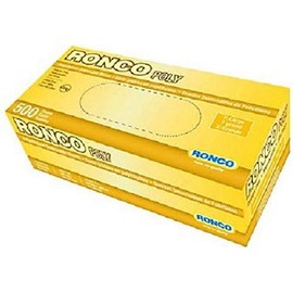 Ronco Disposable Clear Plastic Gloves,500 Pcs for Cooking, Cleaning Food handling (1-Pack), X-Large