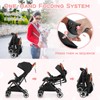 HONEY JOY Lightweight Baby Stroller, Compact One-Hand Luggage-Style Travel Stroller