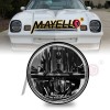 mayello 7" Inch Round Led Headlight Hi/Lo Beam For Chevy