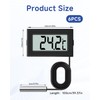 6 PCS Digital LCD Thermometer Temperature, Water Temperature Monitor with