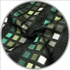 Shlax&Wing Checkered Pocket Square For Men Green Hanky Checks Handkerchief