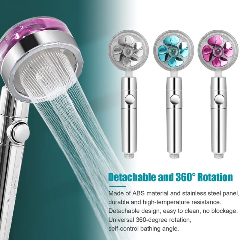 Magik Water Saving Flow 360 Spinning High Pressure Nozzle Shower