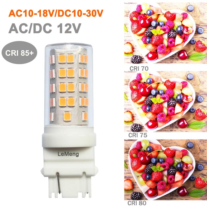LEMENG 5Watt S8 3156 Wedge Base LED Light Bulb 12VAC/DC