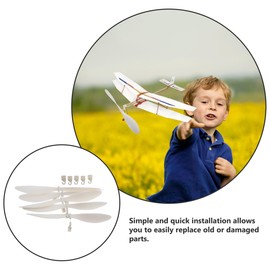 GANAZONO 5 Pack Flight Model Propellers Blade for RC Airplane Propellers Lightweight Easy Installation Airplane Model Rc Aircraft Students