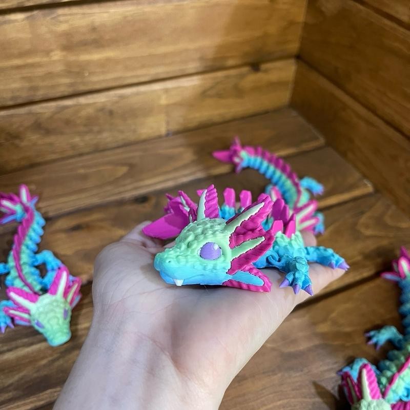 Axolotl Dragon - Color: Pink