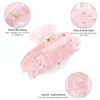 Canitor Hair Claw Clips for Women Bow Marbled Diamond Hair
