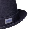 Stetson Sustainable Denim Pork Pie Fabric Hat, Pork Pie Hat,