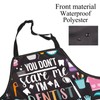 FUSTMW Dentist Apron Dental Gifts You Don't Scare Me I'm