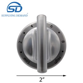 Supplying Demand 74011493 7737P395-60 Electric Range Oven Stove Control Knob Replacement