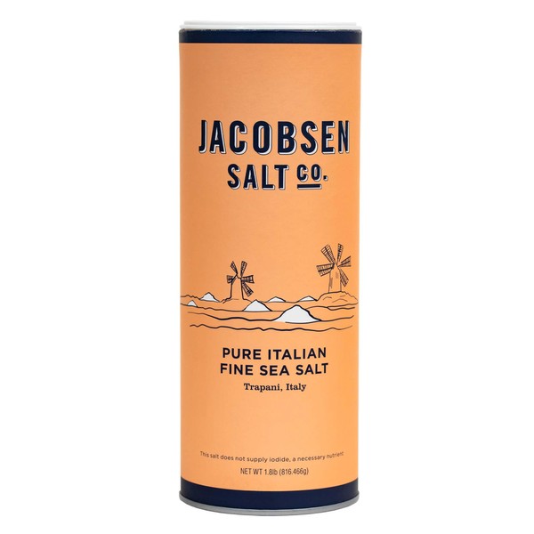 Jacobsen Salt Co. Pure Italian Fine Grain Sea Salt -