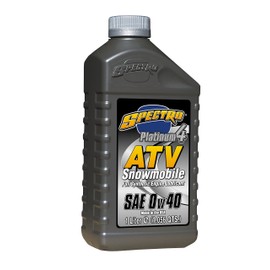 Spectro Oil L.SP4ATV04 Platinum 4 ATV/Snowmobile Full Synthetic 0w40, 1 Liter