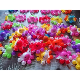 100 packs octopus Funny Small Summer Gift Unique Mini Item Assorted fidgets Toys for Kids Children Students Gift from Classroom Teacher,Birthday Party Bubble Favors Supplies