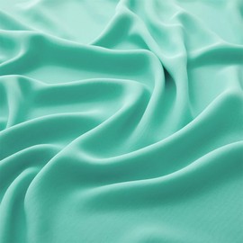 MaiMaiSuan 60" Wide Mint Green Chiffon Fabric by The Yard Soft Sheer Fabric for Wedding Arch Draping Fabric,Bridal Wedding Dress Sewing DIY,5 Yards