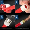 Pex-A Expansion Copper Stub Out Elbow 1/2" x 3-1/2" x