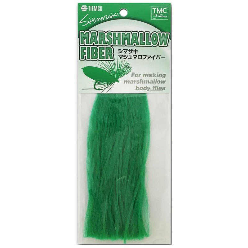 TIEMCO 66542001011 Fly Material Shimazaki Marshmallow Fiber Innocent Green #11