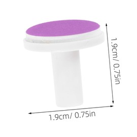 PACKOVE 6pcs Nail Polish Grinding Heads for Nail Trimmer Skin Friendly and Versatile for Safe Trimming