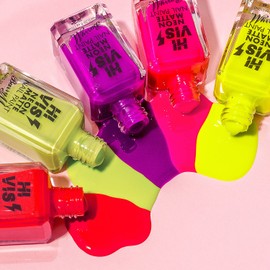 Barry M Cosmetics Hi Vis Neon Matte Nail Paint, Red Frenzy