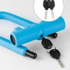 Motorbike U Lock Professional Safety Prevents Theft Steel Body Thickened