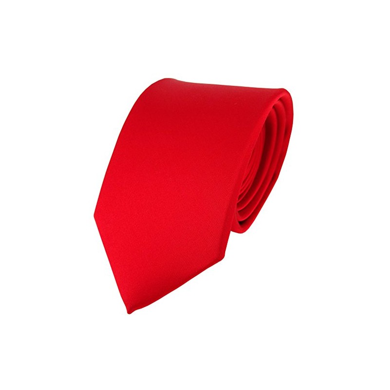 TigerTie Satin Silk Tie in Various Colours Plain - 100%