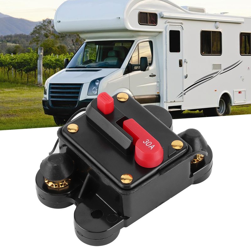 Car Audio System Fuseholder Automatic Circuit Breaker 12V‑24V DC Auto
