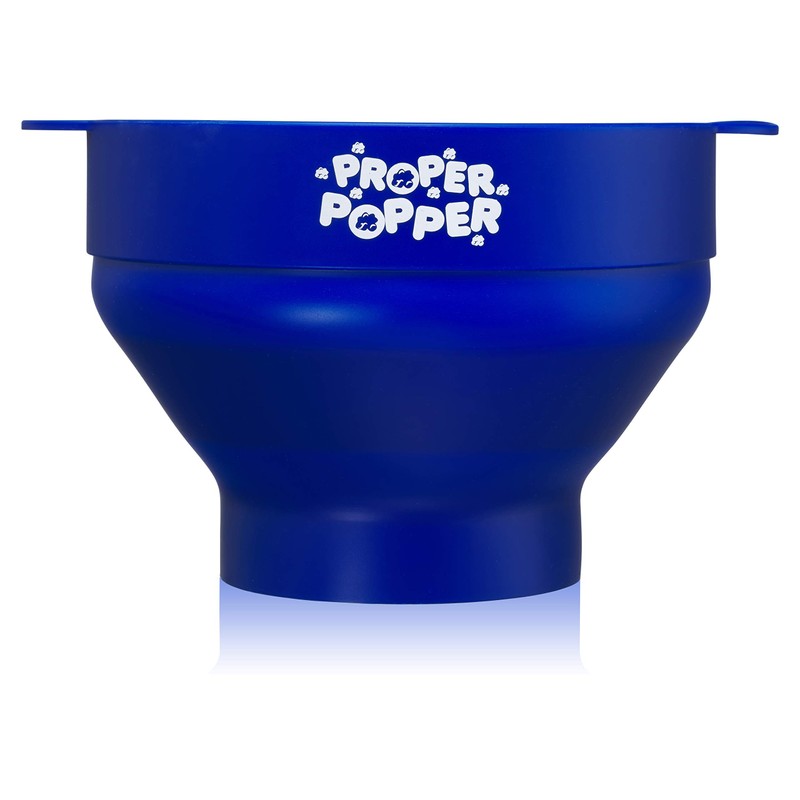 The Original Proper Popper Microwave Popcorn Popper, Silicone Popcorn Maker,