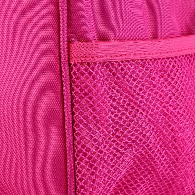 Girls Ballet Dance Embroidered Backpack Kids Shoulder Sports Bag(Rose Red)