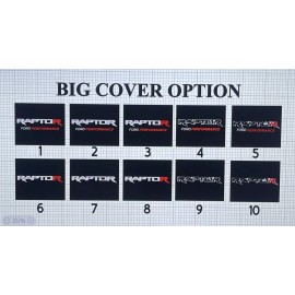 Unbranded Ford F-150 Raptor (Gen 3) Sun Visor Warning Label Covers