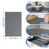 Wilaly Garage Floor Mat Grey, Thickness Diamond Plate Vinyl Heavy