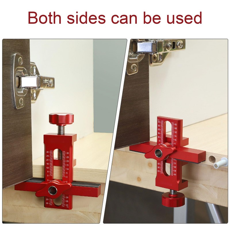Cabinet Door Installation Jig, 2 in 1 Mounting Tool with