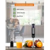 Commercial Chef Multi-Purpose Immersion Hand Blender with Detachable Stainless Steel