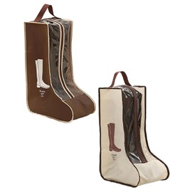 FDCGAS Boot Storage Bag with Handle, 2 Pieces Portable Boot Bag with Handle, Dustproof and Waterproof Boots Garage Travel Shoe Bag Shoes Bag for Home, Travel