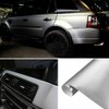 NewL Brushed Stainless Steel Silver Vinyl Film 30cm x 150cm