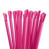 50% WIDER Scoopzilla Plastic Spoon Straws - 250 Pack (Unwrapped,