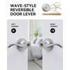AmzGod 6 Pack Entry Door Handle with Lock and Key,