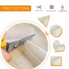 VABNEER Anti Slip Rug Underlay, 140x200cm Multipurpose PVC Cuttable Anti