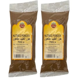 SAFA Nutmeg Powder 70g (Pack of 2) | Premium Ground Nutmeg | Warm & Aromatic Spice for Cooking & Baking