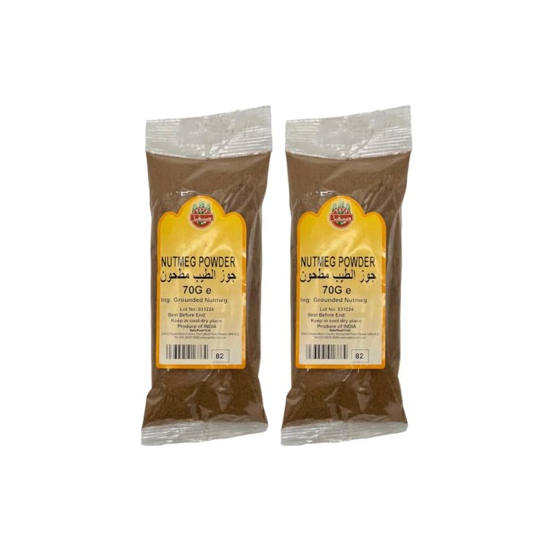 SAFA Nutmeg Powder 70g (Pack of 2) | Premium Ground