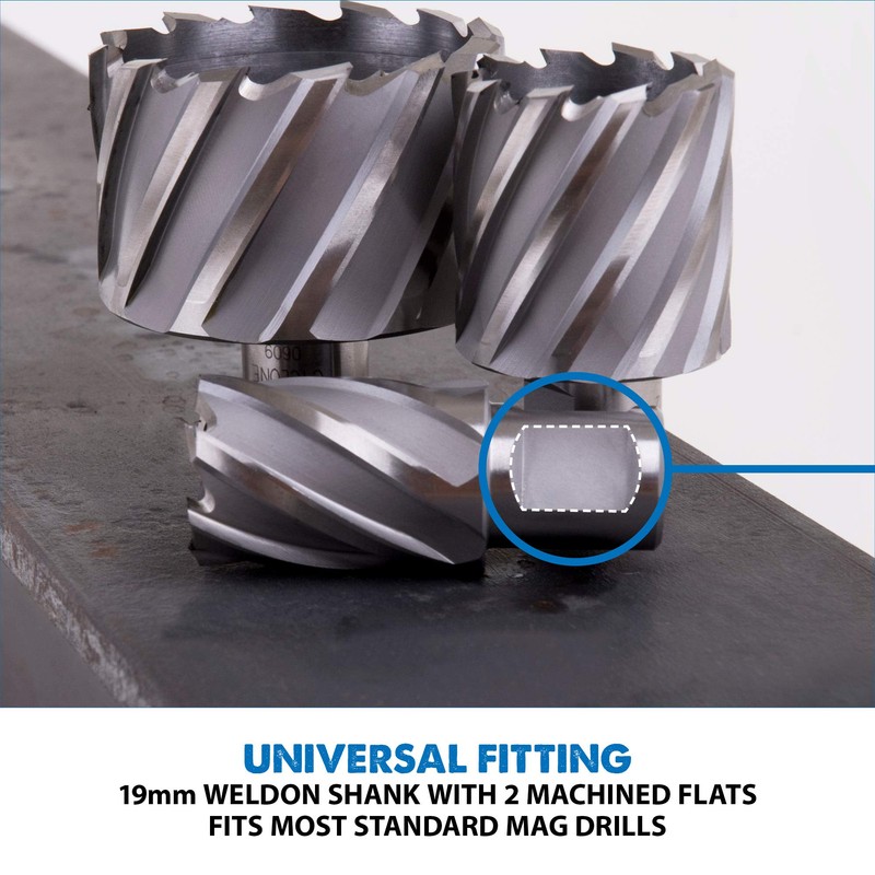 Evolution Power Tools Long Series Broaching Cutter For Magnetic Drill