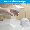 Pack of 4 Kitchen Organiser Shelves, Transparent Kitchen Cabinet Organiser,