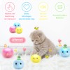 SOARFLY Interactive Plush Cat Toy Balls, Interactive Cat Toy, Cat