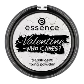 Essence Valentine – Who Cares? Translucent Fixing Compact Powder No. 01 Guys Allowed Not. 8 g Silky Soft Compact Powder for a Natural Matte look Powder